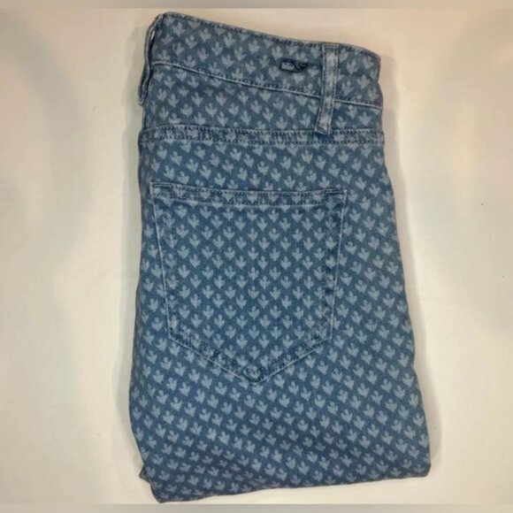 NWT VINEYARD VINES Candiani Denim Jamie High Rise Skinny Block Print Jeans Sz 25 - Picture 9 of 12